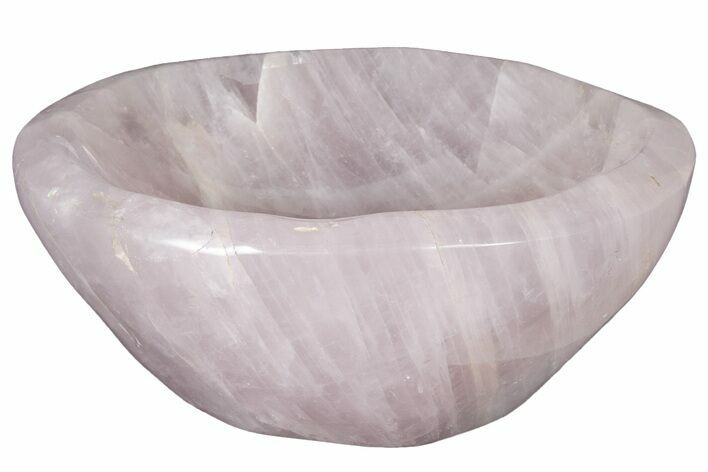 Polished Rose Quartz Bowl #211069